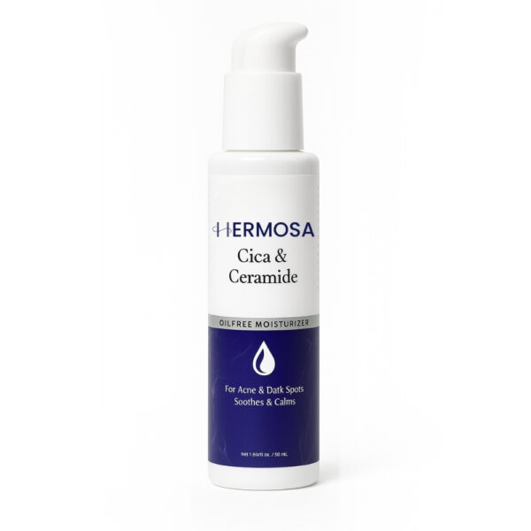 Hermosa Cica & Ceramide Oil-Free Moisturizer – Soothes Acne, Fades Dark Spots & Repairs Skin Barrier