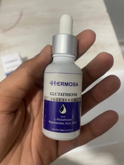 Hermosa Glutathione Face Serum with Niacinamide & Kojic Acid | Brightening & Even Tone | 30ml