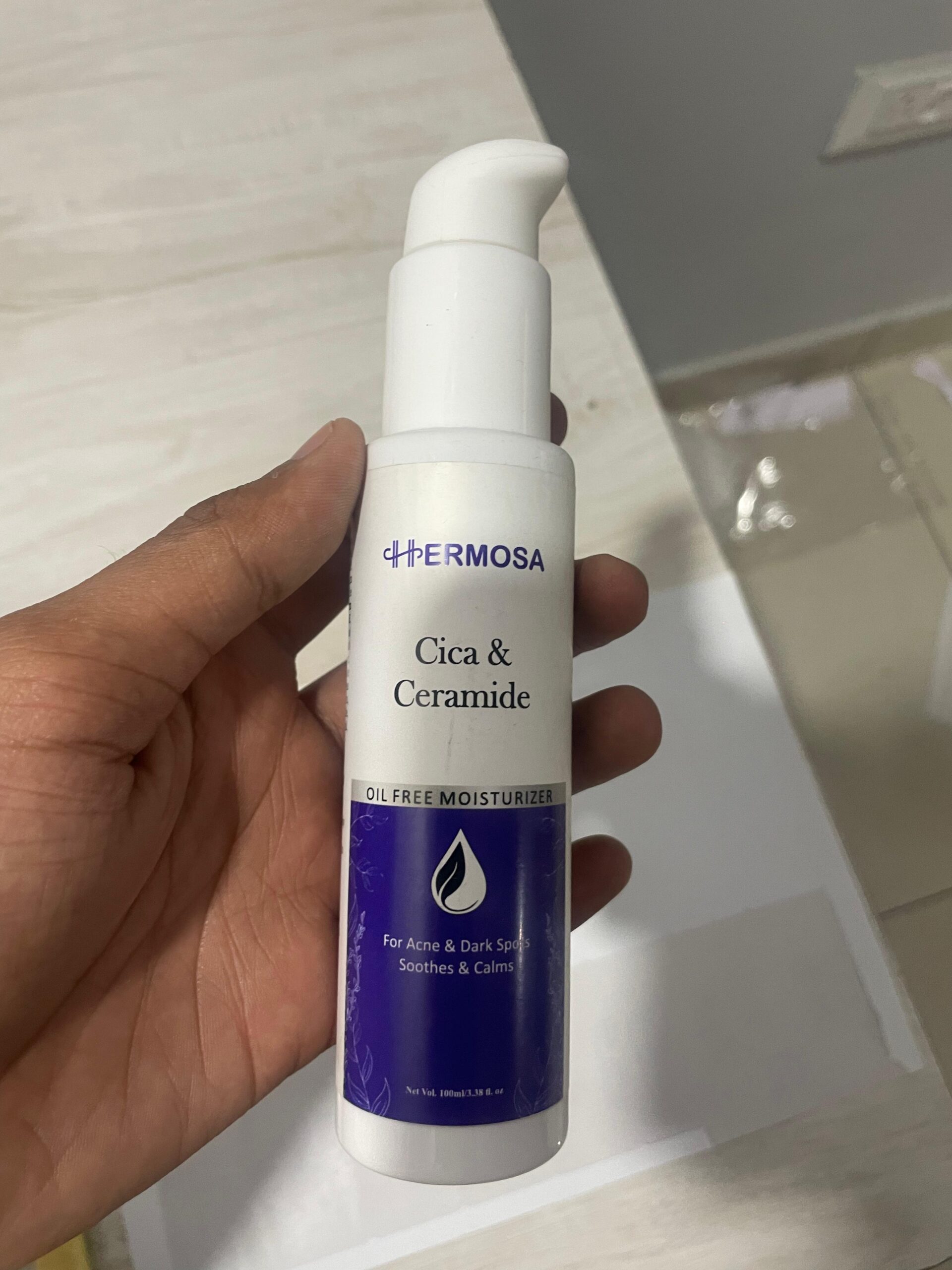 Hermosa Cica & Ceramide Oil Free Moisturizer | Soothing & Barrier Support | 100ml